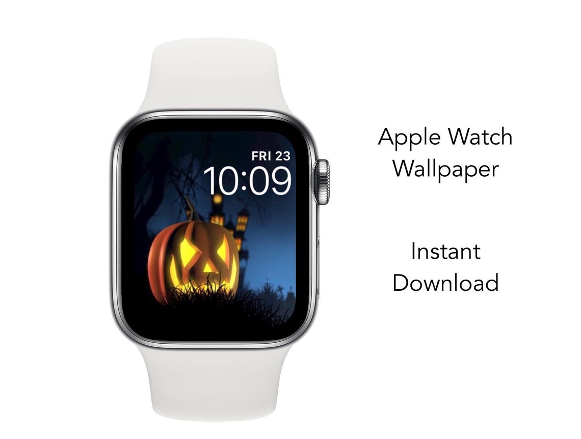 Halloween Pumpkin Apple Watch Wallpaper | Etsy