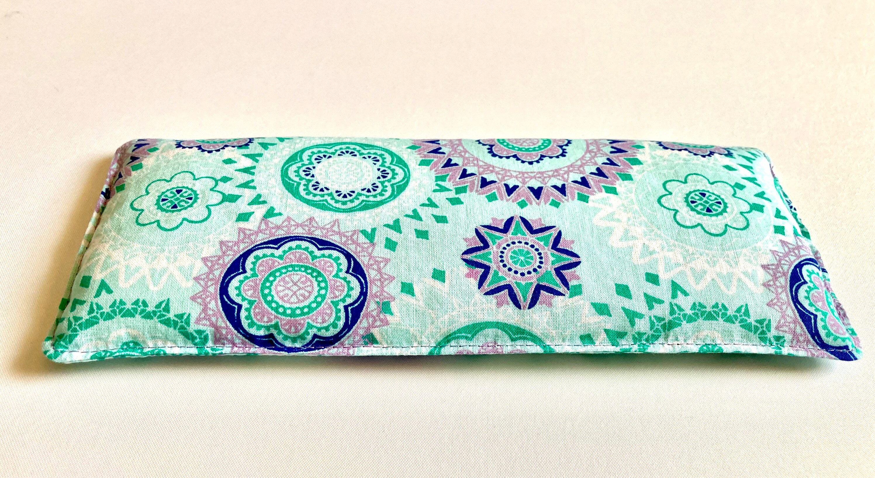 Lavender Weighted Eye Pillow/mask Mint&blueflaxseed Rice Etsy