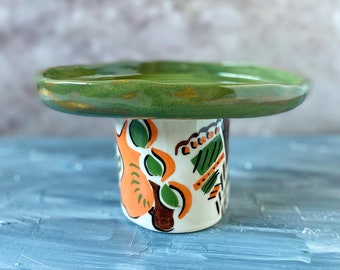 Handmade Ceramic Serving Plate | Handmade Cake Stand | Unique Housewarming Gift | Home Decor