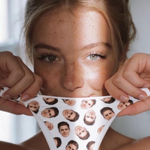 Tanga con foto personalizada: lencería divertida y personalizada
