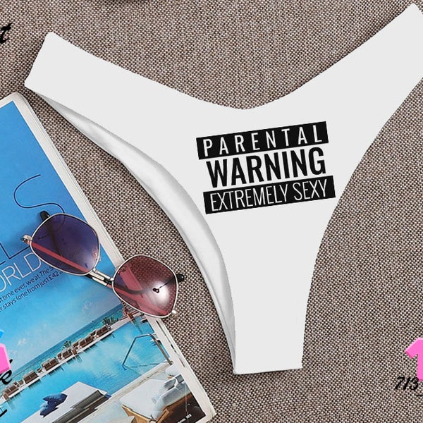 Thong Panties   With Your Words Custom Printed Sexy Fun Funny Customized Panties  Lingerie