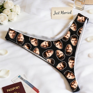 Custom Photo Thong Panties: Personalized Funny Lingerie image 9