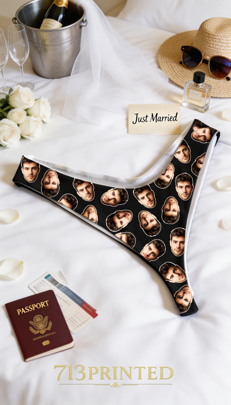 Custom Photo Thong Panties: Personalized Funny Lingerie image 9