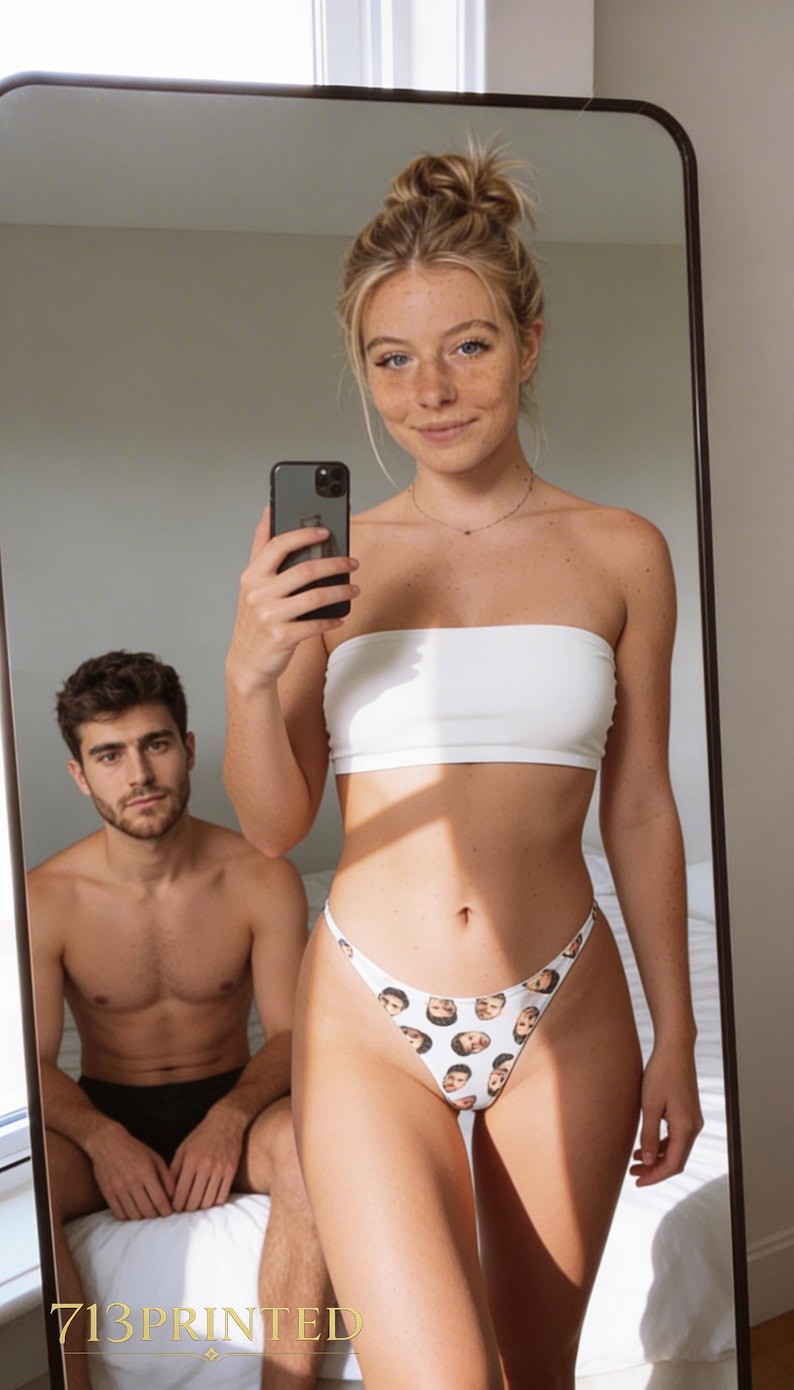 Custom Photo Thong Panties: Personalized Funny Lingerie image 15