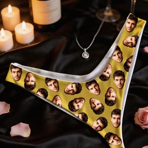 Custom Photo Thong Panties: Personalized Funny Lingerie image 5