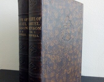 The Life of Samuel Johnson by James Boswell (Vol 1 & 2)