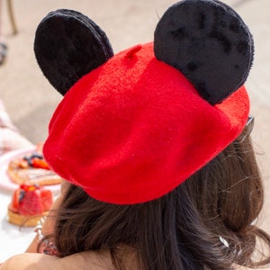 Mickey Beret Etsy
