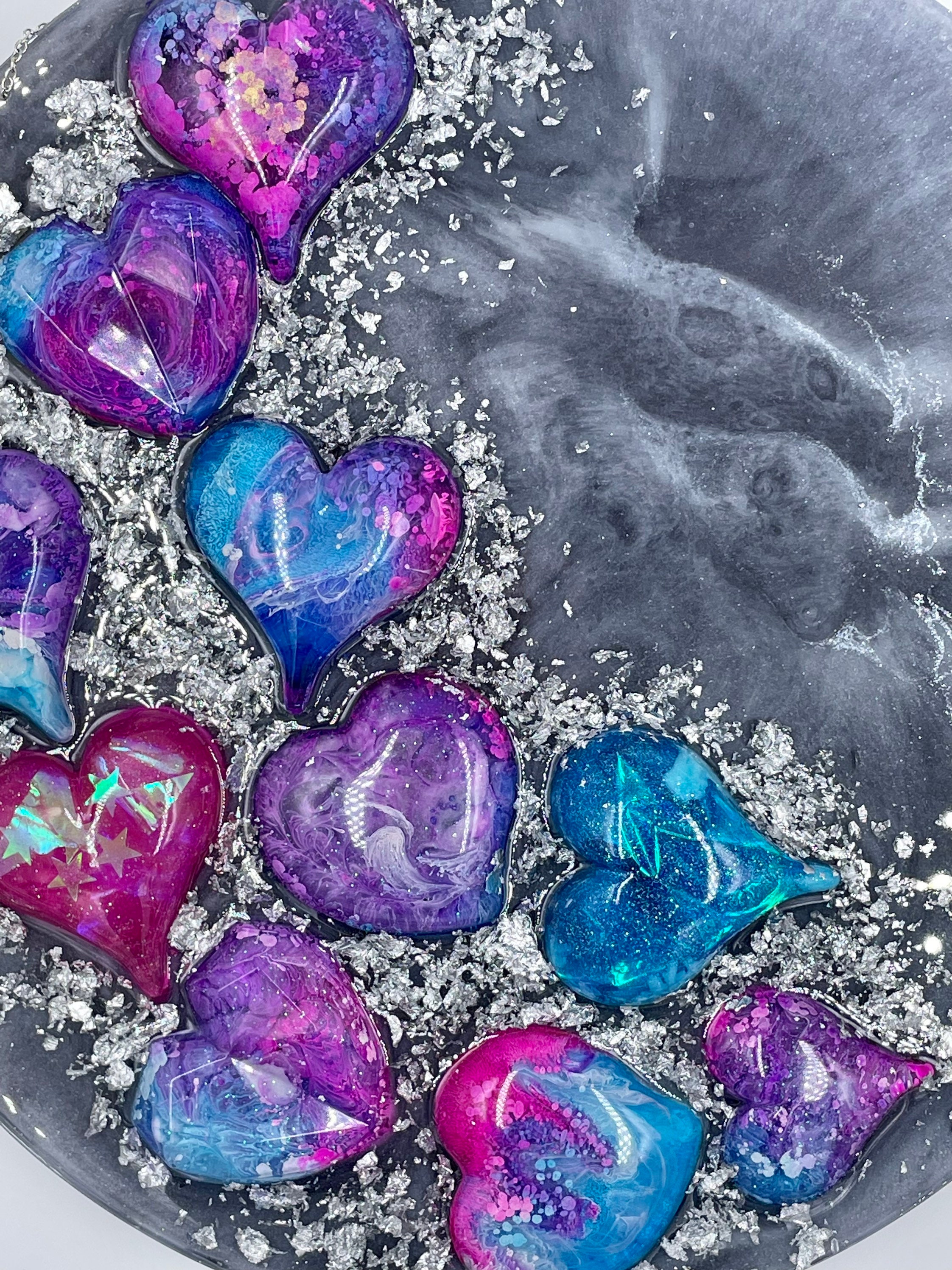 Love Hearts Wall Hanging Heart Decor Home Decor Wall Art Etsy