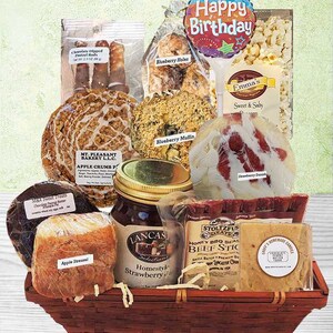 Custom Birthday Gifts - Birthday Gift Baskets offer whoopie and apple pie, fudge, chocolate and more - Gifts for him, her, boss or co-worker