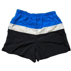 Vintage Color Block Swim Shorts