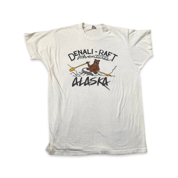 Vintage 90s Alaska Denali-Raft Adventures Tee