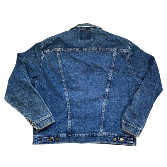 Vintage Wrangler Dark Wash Denim Jacket - image 2