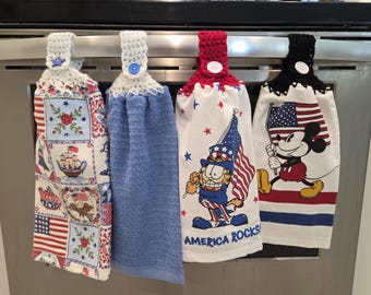 America hanging kitchen hand towels