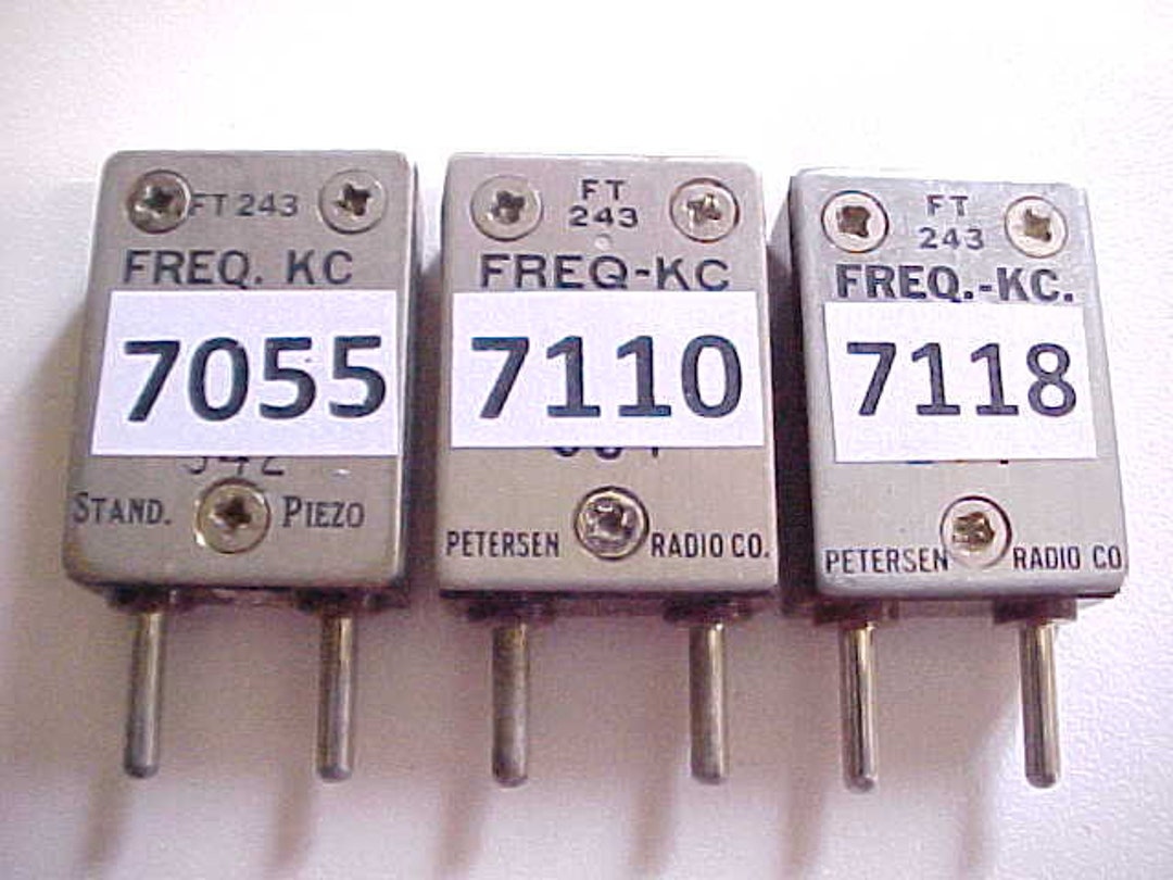 Ham Radio Crystals for the Old Boatanchor CW Transmitters Etsy