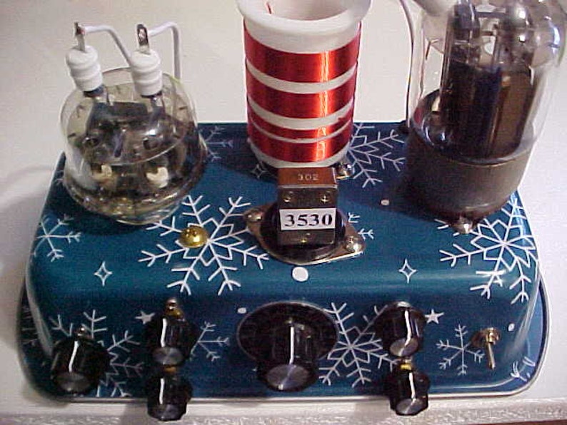 Schéma De Construction émetteur Radio Amateur QRP 80/40m CW à Double Pentode 832 - Neuf