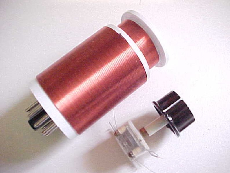 Handy Plugin Coil, Variable Capacitor and Control Knob for Regen