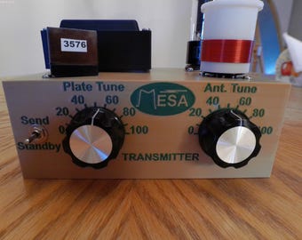 Transmisor de radioaficionado QRP de 80/40 metros (alimentado por batería de 12 voltios)