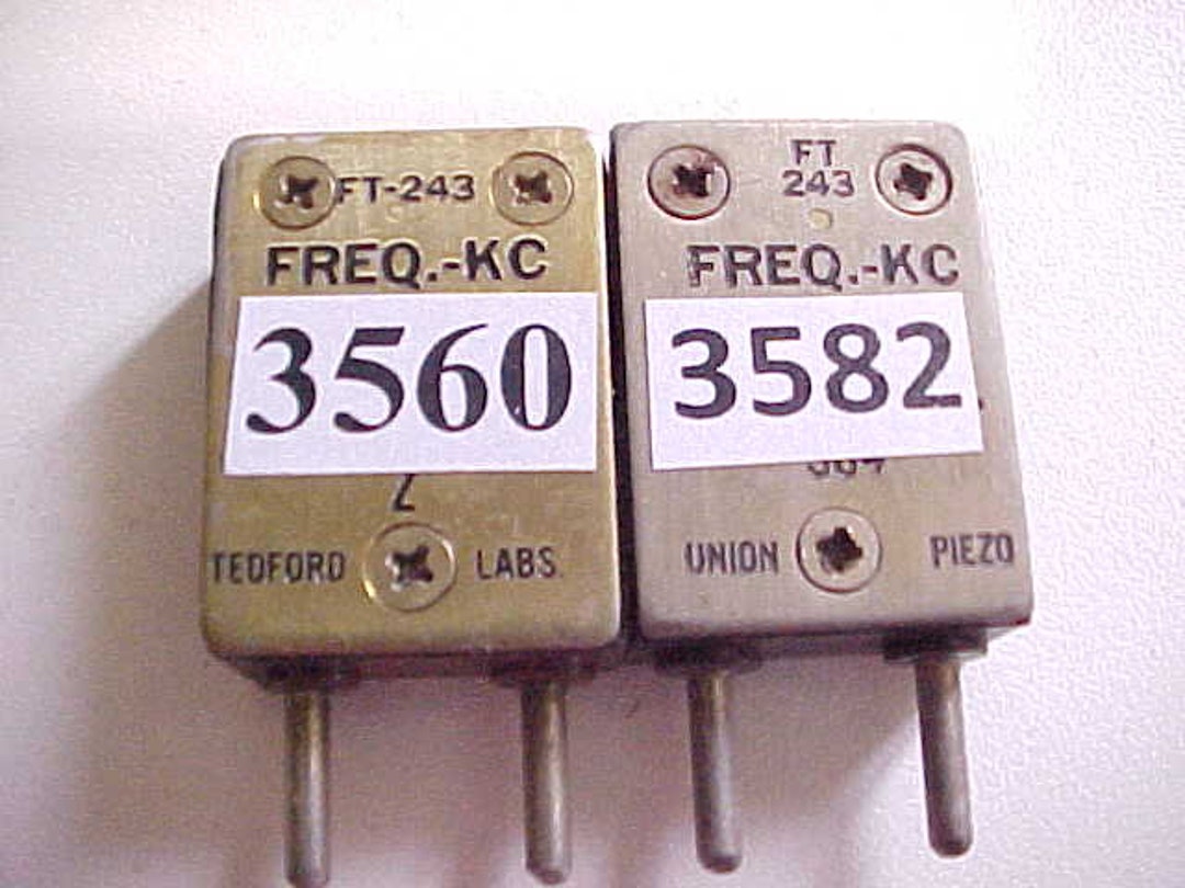 80 Meter Ham Radio Crystals for the Old Boatanchor and QRP Cw