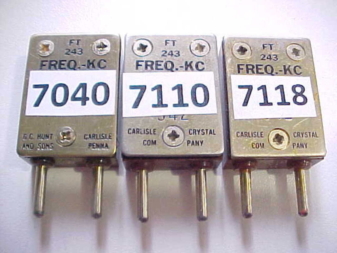 Ham Radio Crystals for the Old Boatanchor Transmitters Etsy