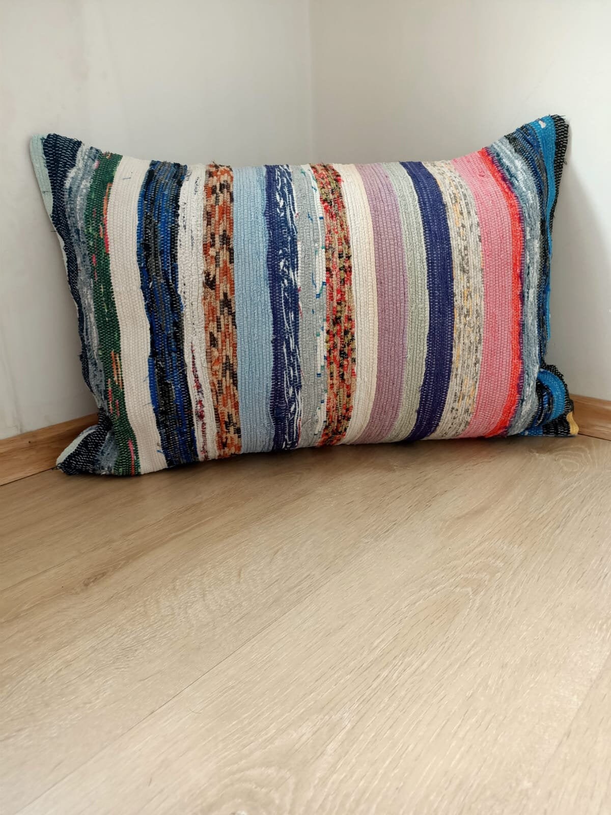 Long Lumbar Pillow Kilim Pillow Boho Home Decor Pillow Etsy