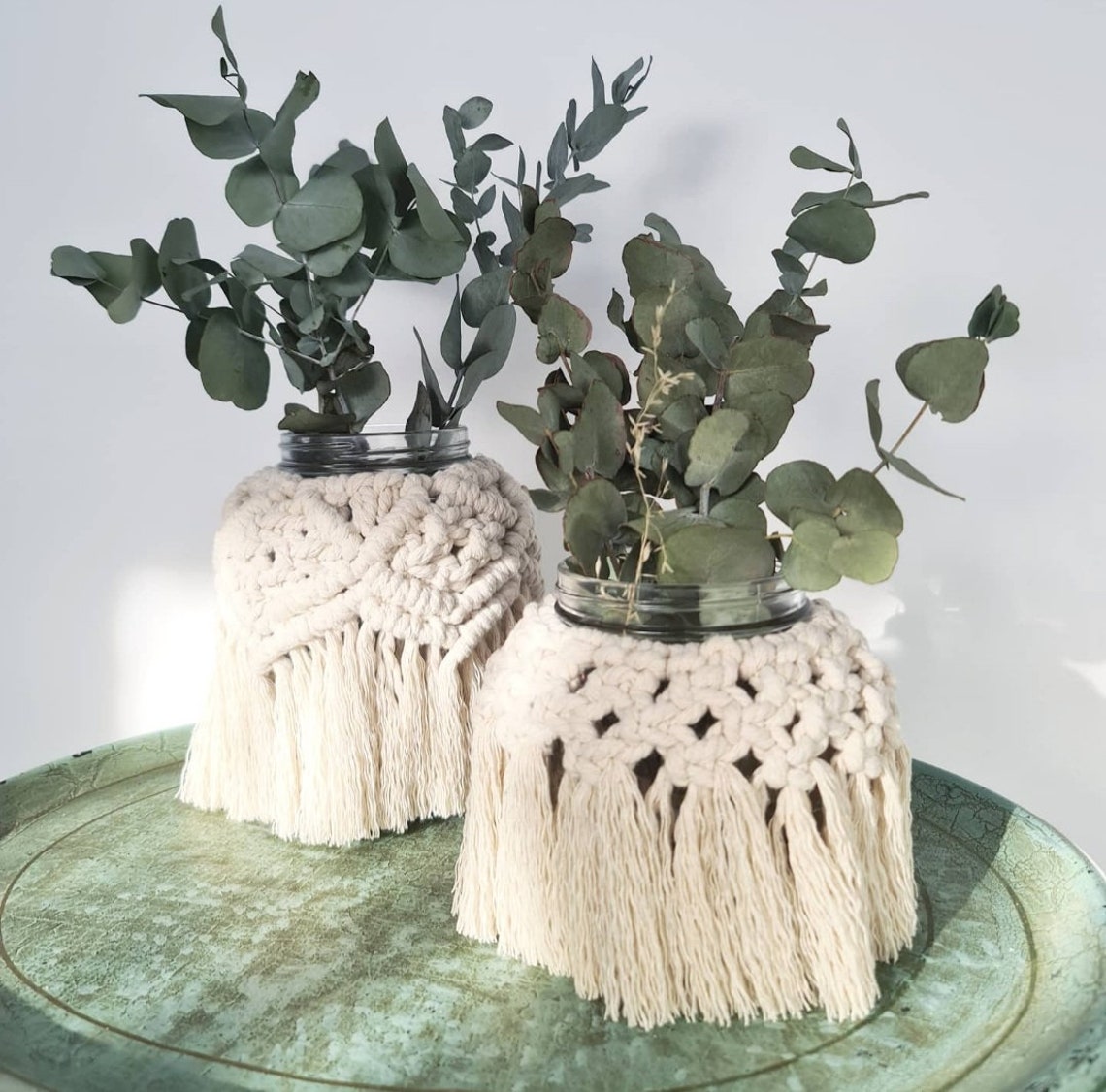 Macrame Mason Jars Macrame gifts Macrame vase Gifts for Etsy