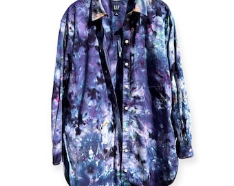 LUNA Ice Tie Dyed Weekend Tunic Size S/L/XL | Long Sleeve Shirt