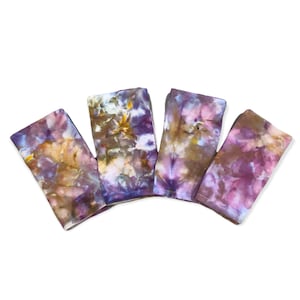 GOLDEN HOUR Set of 4 X Ice Tie Dye Napkins | Cotton Table Linens