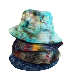 Ice Tie Dye Adult Bucket Hat | 100% Cotton