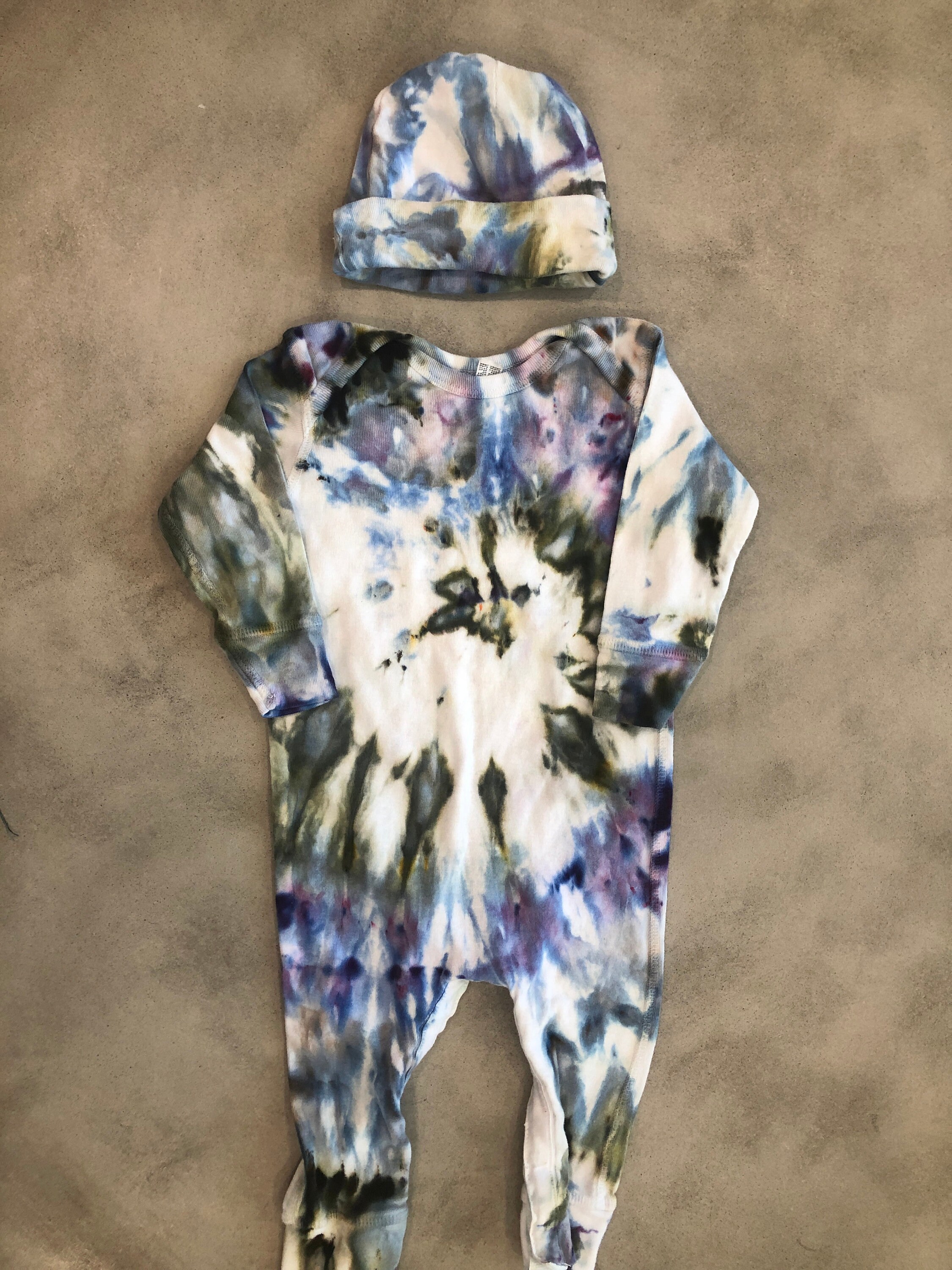 tie dye union suit