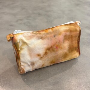 Neceser de viaje con cremallera de lona teñida Copper Ice imagen 2