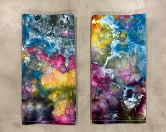 RIO Ice Tie Dye Flour Sack Tea Towel | Cotton Dish Kitchen Linen