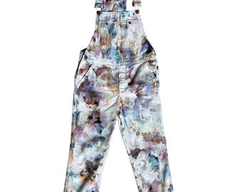 Geüpcycleerde BOHEME Ice Tie Dyed overall maat XS/26 | Denim We the Free People