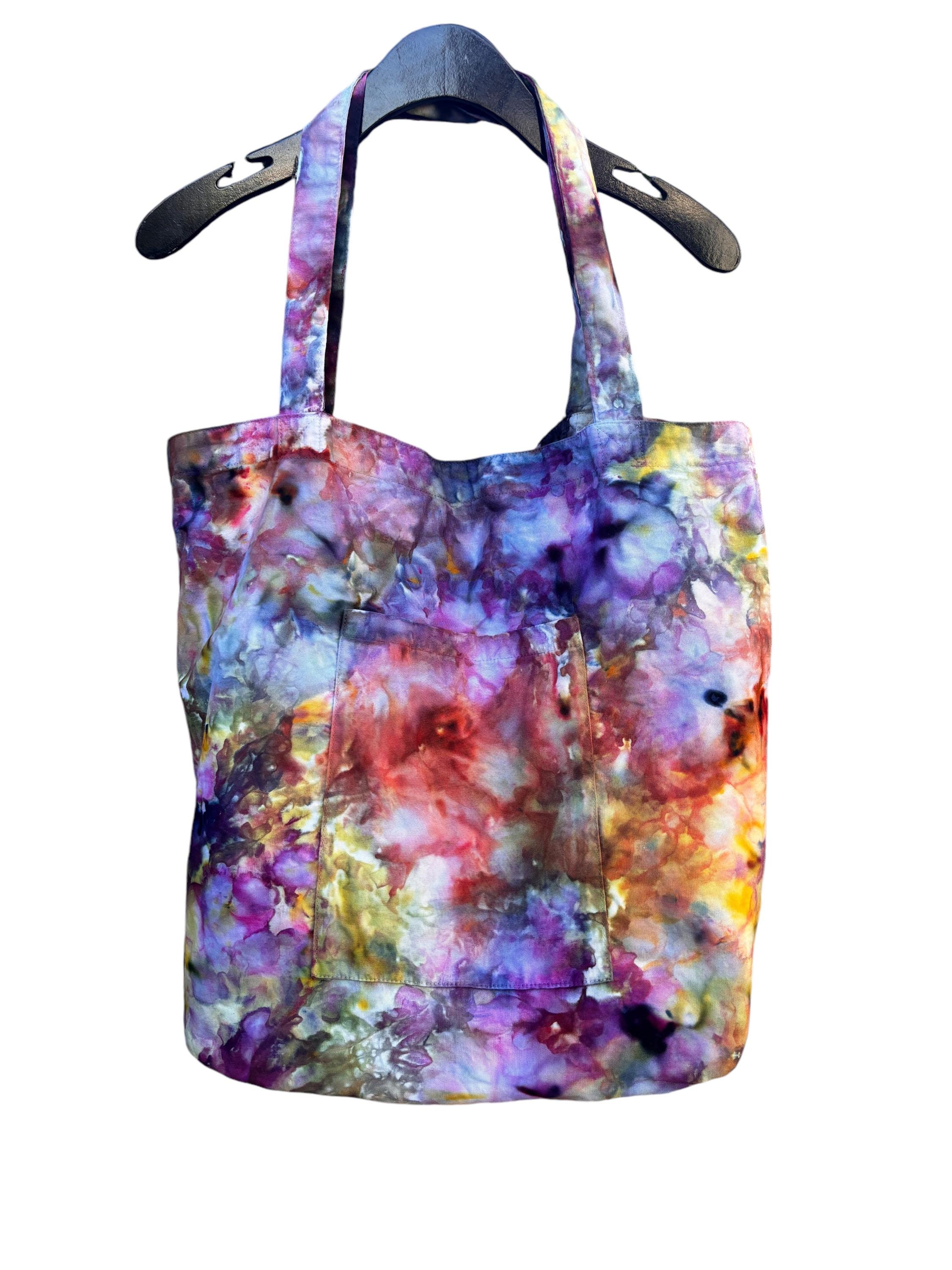 Crumple Tie Dye Tote Bag Crumple Tie Dye Tote Bag