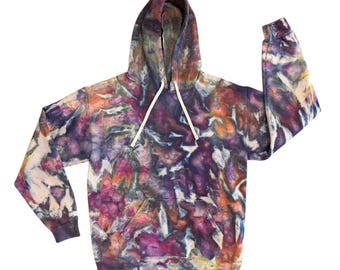 NILOU Iced Tie Dye Hoodie Größe M | Baumwollmisch-Fleece-Sweatshirt