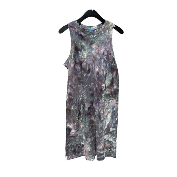 SLATE Ice Tie Dyed Racerback Tank Dress XS-L | Cotton Slub Knit Sundress -  Etsy