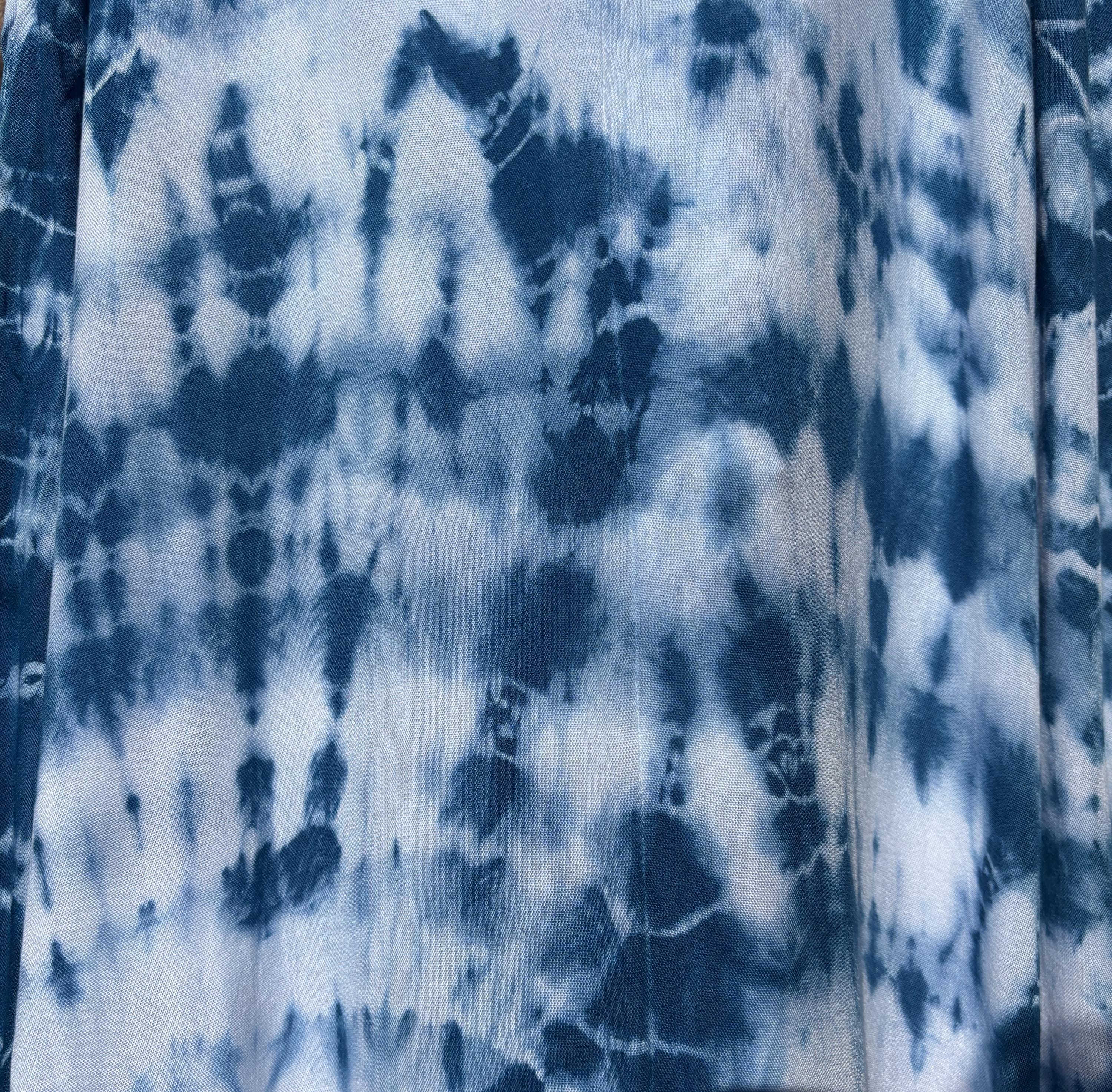 NAMI Shibori Tie Dye Maxi Dress | Hand Dyed Lightweight Sundress