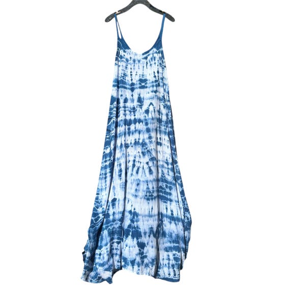 NAMI Shibori Tie Dye Maxi Dress | Hand Dyed Lightweight Sundress