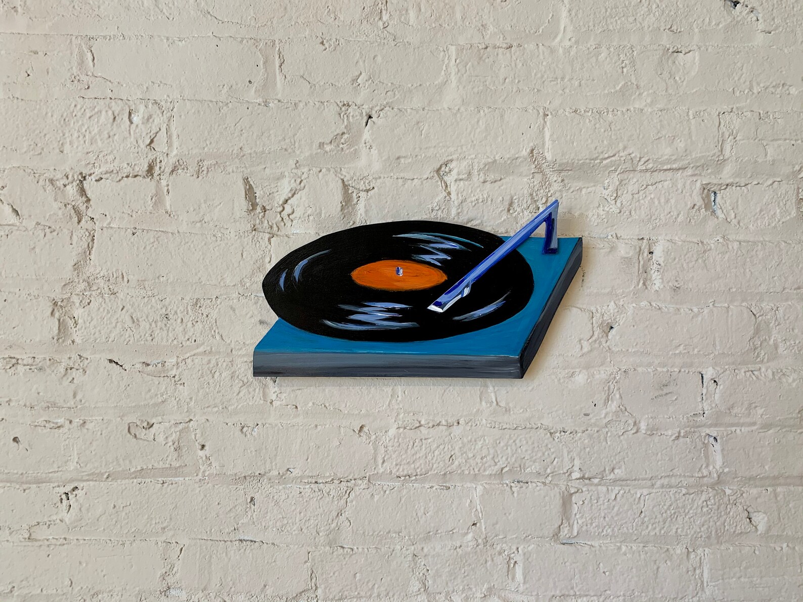 Vinyl Record Player Turntable wall art painting Etsy