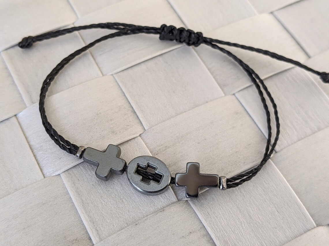 Cross Bracelet Men's Cross Bracelet Men's Religious Etsy