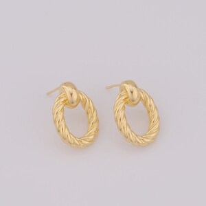 18K Gold Filled Twisted Stud Earrings,Twisted Stud Earrings,Twisted Stud Earrings,Hypoallergenic Stud Earrings,Gift for Her