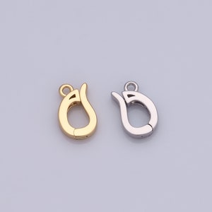 Snap Clasp,18K Gold Filled Openable Clasp, Necklace Clasp, Jewelry Clasp, Bracelet Clasp DIY Jewelry Making Supplies