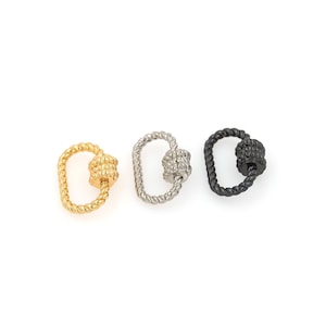 Geëmailleerde schroefsluiting, 18K goud gevulde klimsluiting, sleutelsluiting, emaille Zircon ovale gesp, DIY sieraden maken accessoires, 19x13x6.3mm