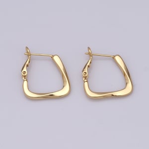 Gold Hoop Earrings,18K Gold Filled Huggie Hoop Earrings,Hoop Earrings,Hypoallergenic Huggie Hoop,Gift for Her