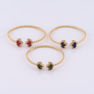 Gold Beaded Bangle,18K Gold Filled Dainty CZ Leaf Bangle,Simple Bangle,Gift for Her