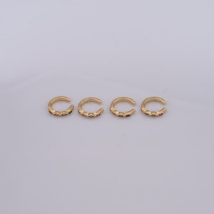 18K Gold Filled Non Piercing Cartilage Clip Earrings,Micro Pavé CZ Evil Eye Clip Earrings,Hypoallergenic Huggie Hoop,Gift for Her