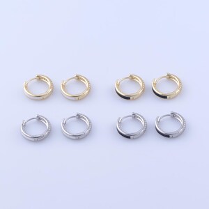 Gold Hoop Earrings,18K Gold Filled Huggie Hoop Earrings,Hoop Earrings,Hypoallergenic Huggie Hoop,Gift for Her