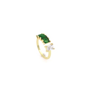 Fashion Start To Talk Rings, 18K Gold Filled Zircon Rings, Micro Pavé CZ Zircon Rings, Gold Rings, Adjustable Rings, Gifts For Her