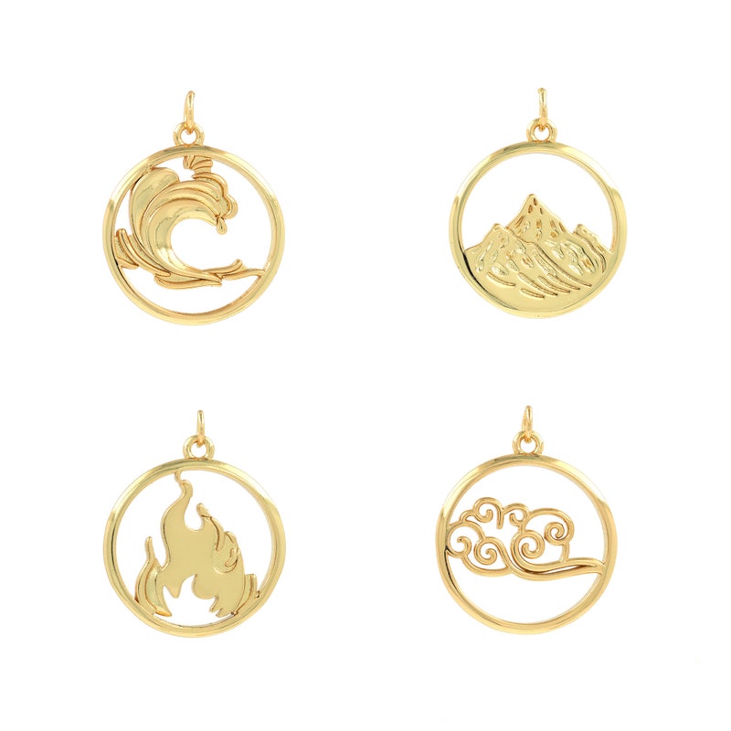 Openwork Gemstone Necklace Keychain Pendant Zinc Alloy