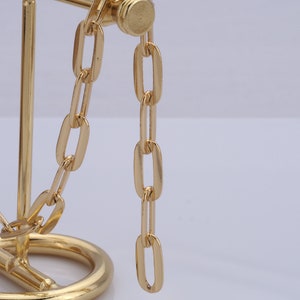 18K Gold Filled Cable Chain,Semi Finished Chain for DIY Bracelet Necklace Making Supplies