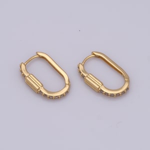 Gold Hoop Earrings,18K Gold Filled Huggie Hoop Earrings,Hoop Earrings,Hypoallergenic Huggie Hoop,Gift for Her
